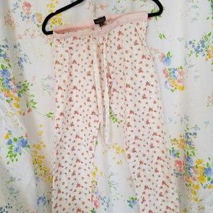 Topshop soft floral sleep pants